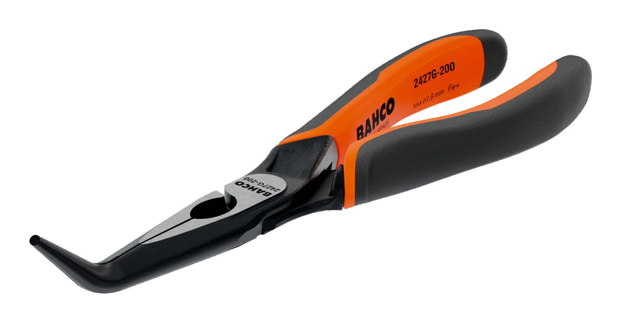 pinza-de-punta-curva-45-semi-redonda-2427g-200ip-fosfatada-ba2427-g-200ip